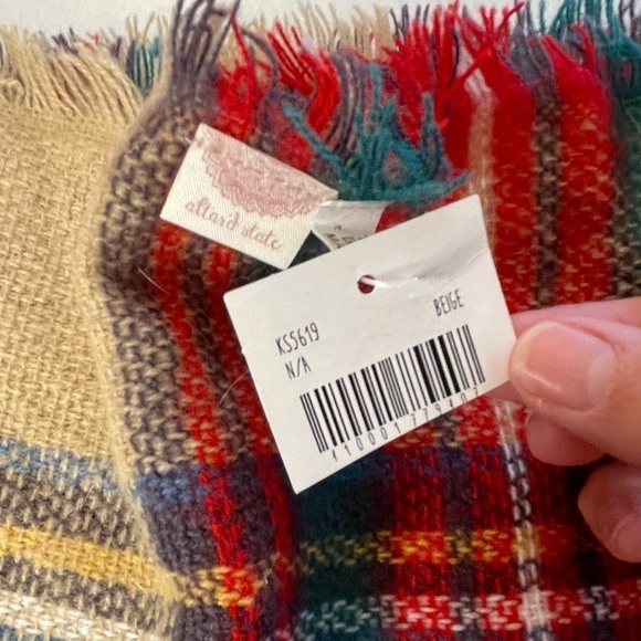 Altar’d State Plaid Pashmina O/S - Picture 7 of 8